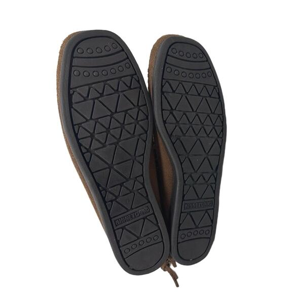 Minnetonka hi top back zip fringe western boot size 6.5 - Picture 7 of 9